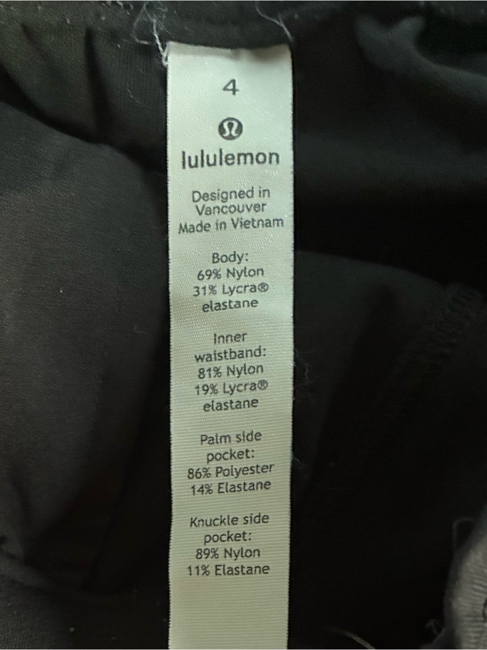 Lululemon Keep Moving Joggers Black Size 4 - Picture 7 of 7